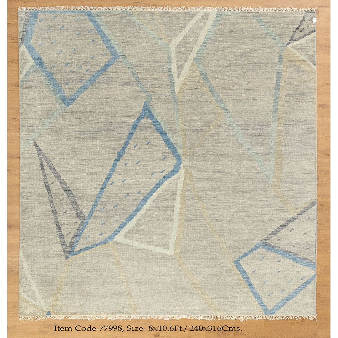Concrete Geometric Hand-knotted Rugs | Designer Rugs UK Online